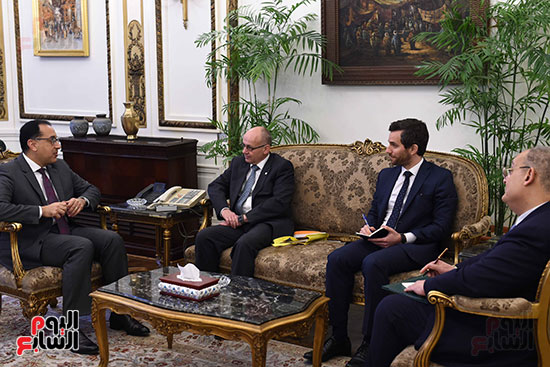 الدكتور مصطفى مدبولى رئيس مجلس الوزراء يستقبل سفير قبرص بالقاهرة (3)
