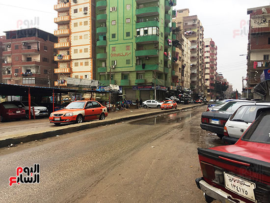 مياه-الأمطار-بشوارع-الإسماعيلية