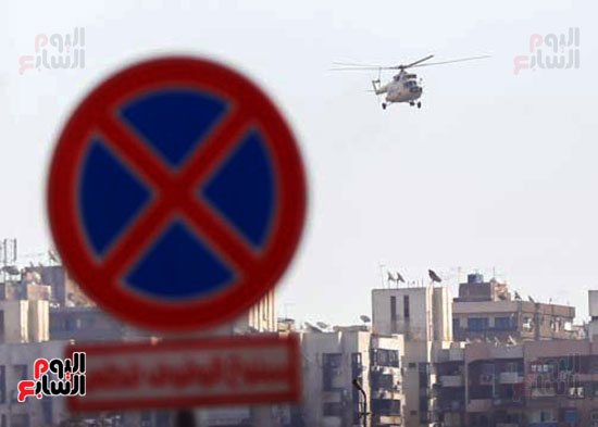 طائرة جثمان الرئيس الأسبق مبارك (14)
