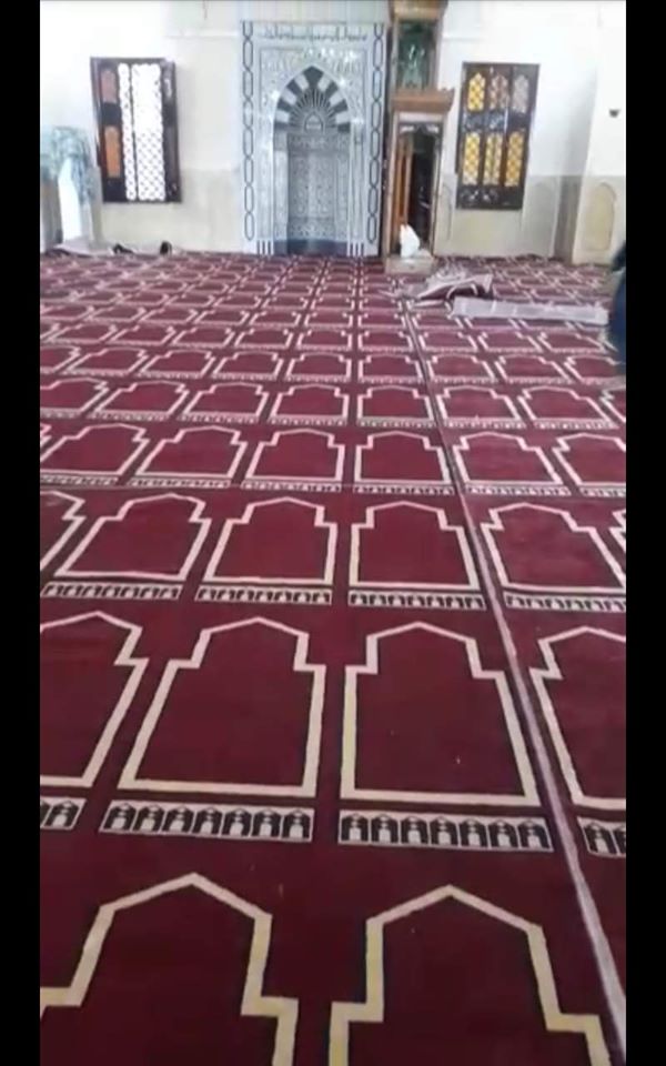 الإنتهاء من أعمال التجديدات والدهانات وفرش السجاد لمسجد السيد يوسف بالأقصر (2)