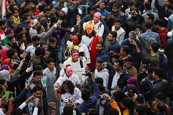احتجاجات فى الهند على قانون الجنسية الجديد
