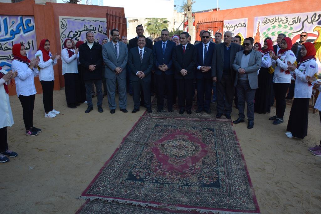 افتتاح مدرسة القرشية الثانوية التجارية في السنطة
