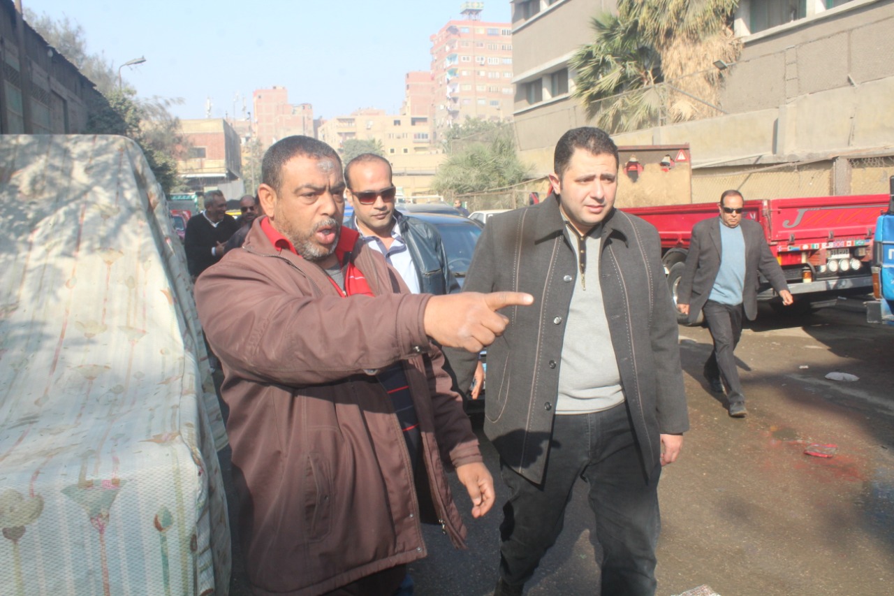 نائب محافظ القاهرة يتفقد مشروعات حدائق القبة  (2)