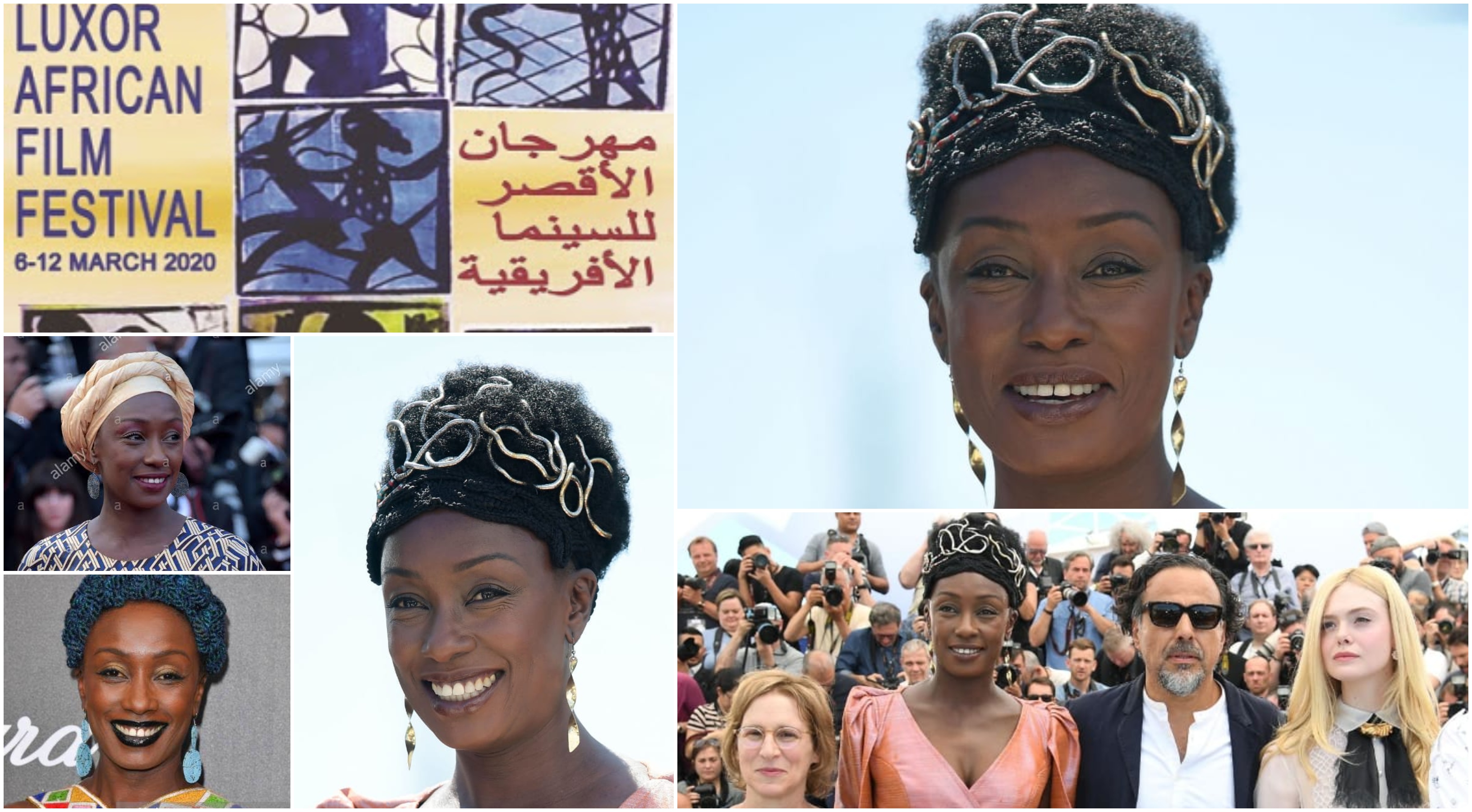 تكريم النجمة الافريقية مايمونا ندياي مهرجان الاقصر للسينما الافريقية