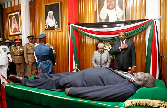 جثة الرئيس الكيني السابق دانييل آراب موي