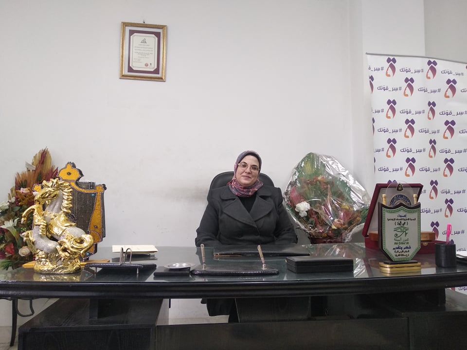 الدكتورة عايدة عطية مقررة فرع المجلس القومي للمرأة بالشرقية
