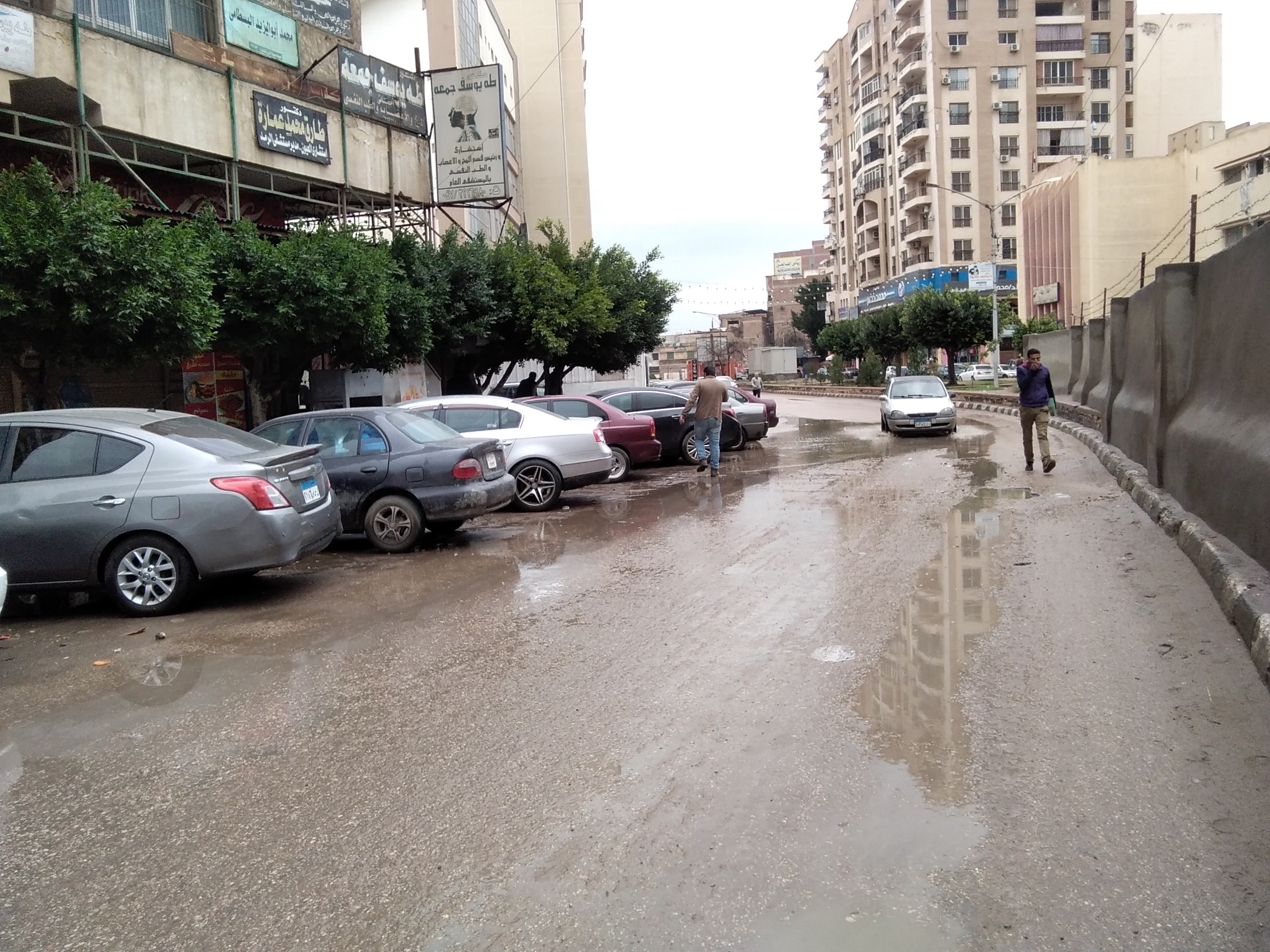 هطول أمطار غزيرة ومتوسطة على مدن كفر الشيخ وتوقف حركة الصيد (4)