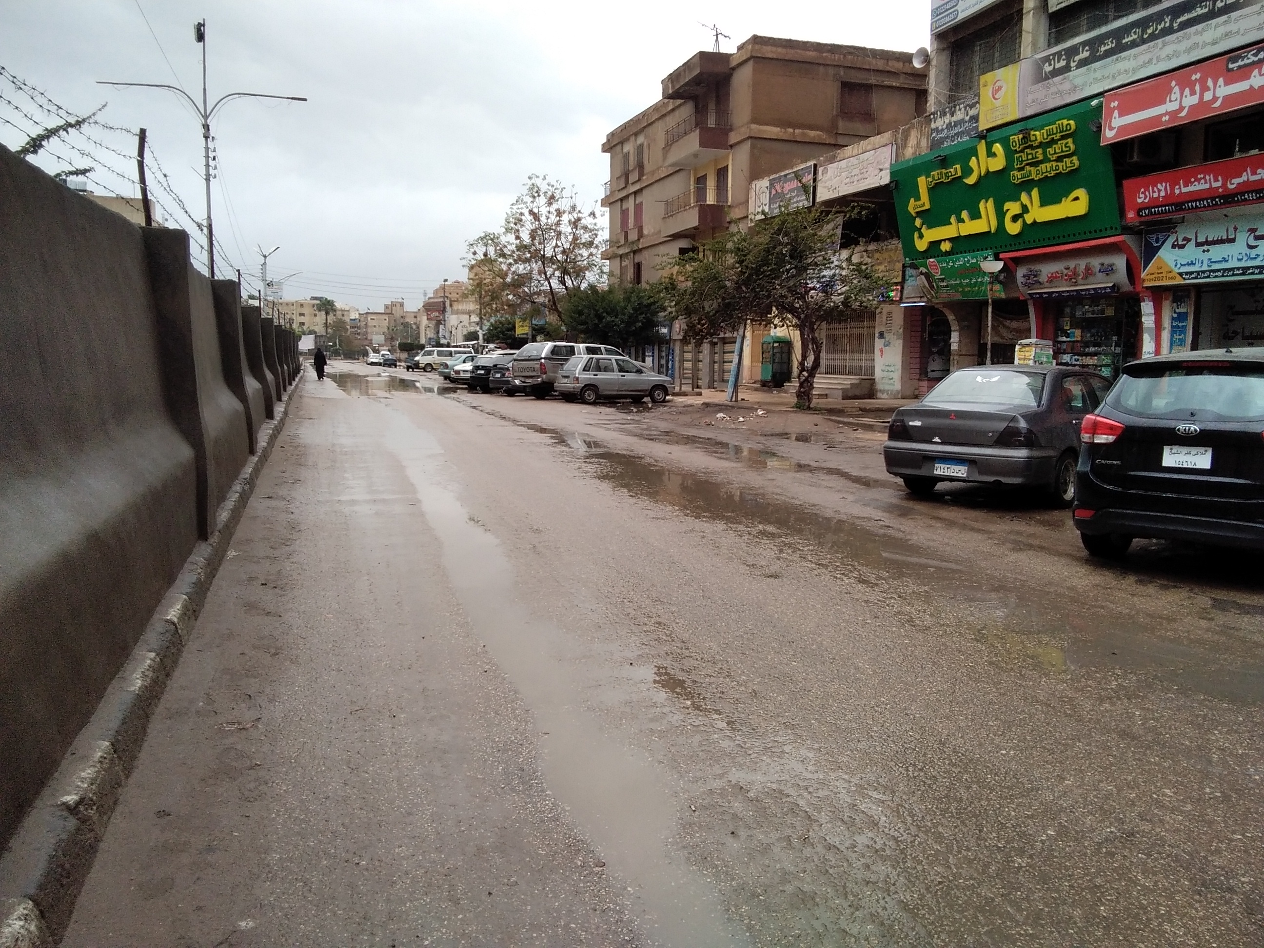 هطول أمطار غزيرة ومتوسطة على مدن كفر الشيخ وتوقف حركة الصيد (3)