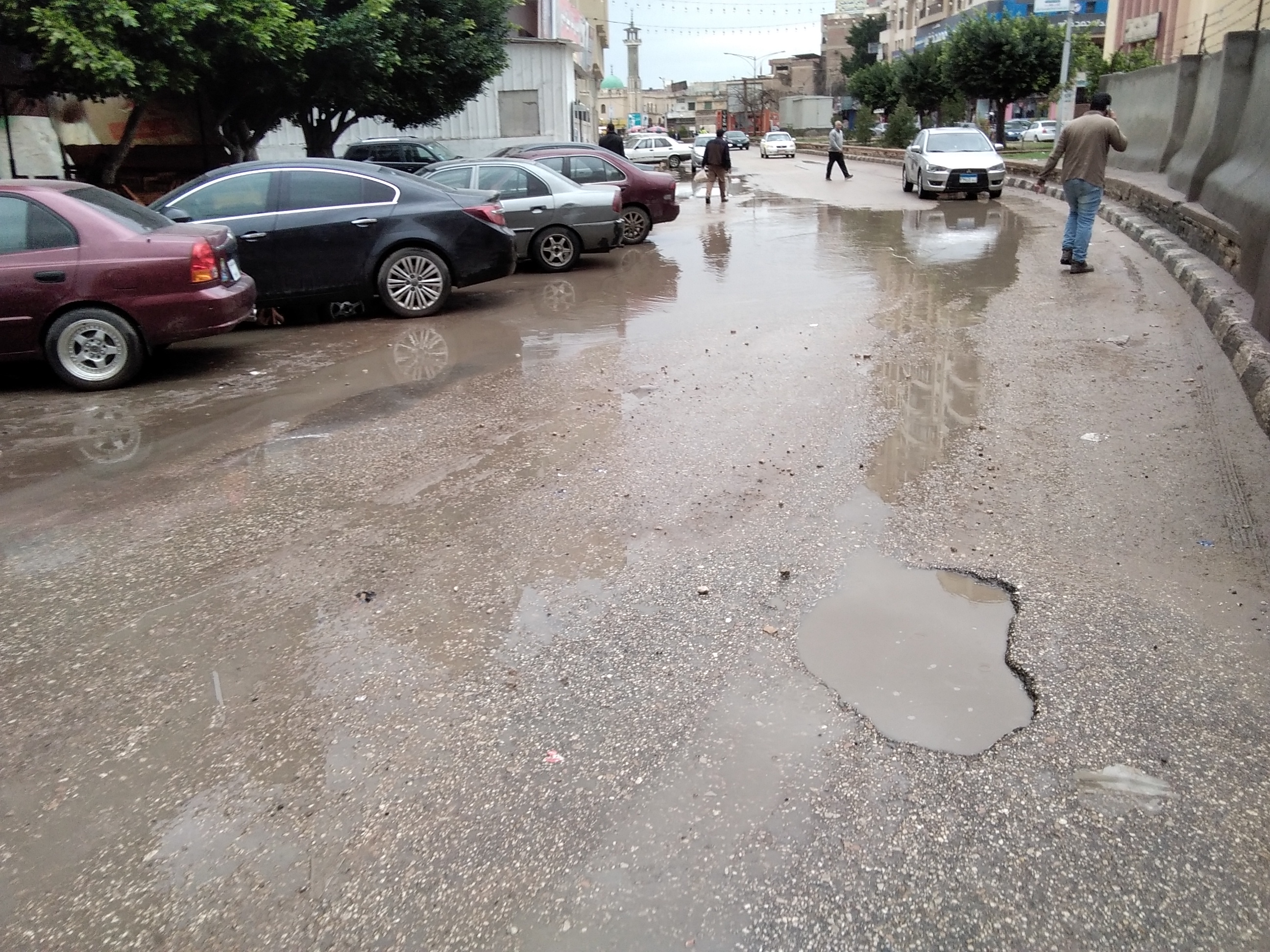 هطول أمطار غزيرة ومتوسطة على مدن كفر الشيخ وتوقف حركة الصيد (5)