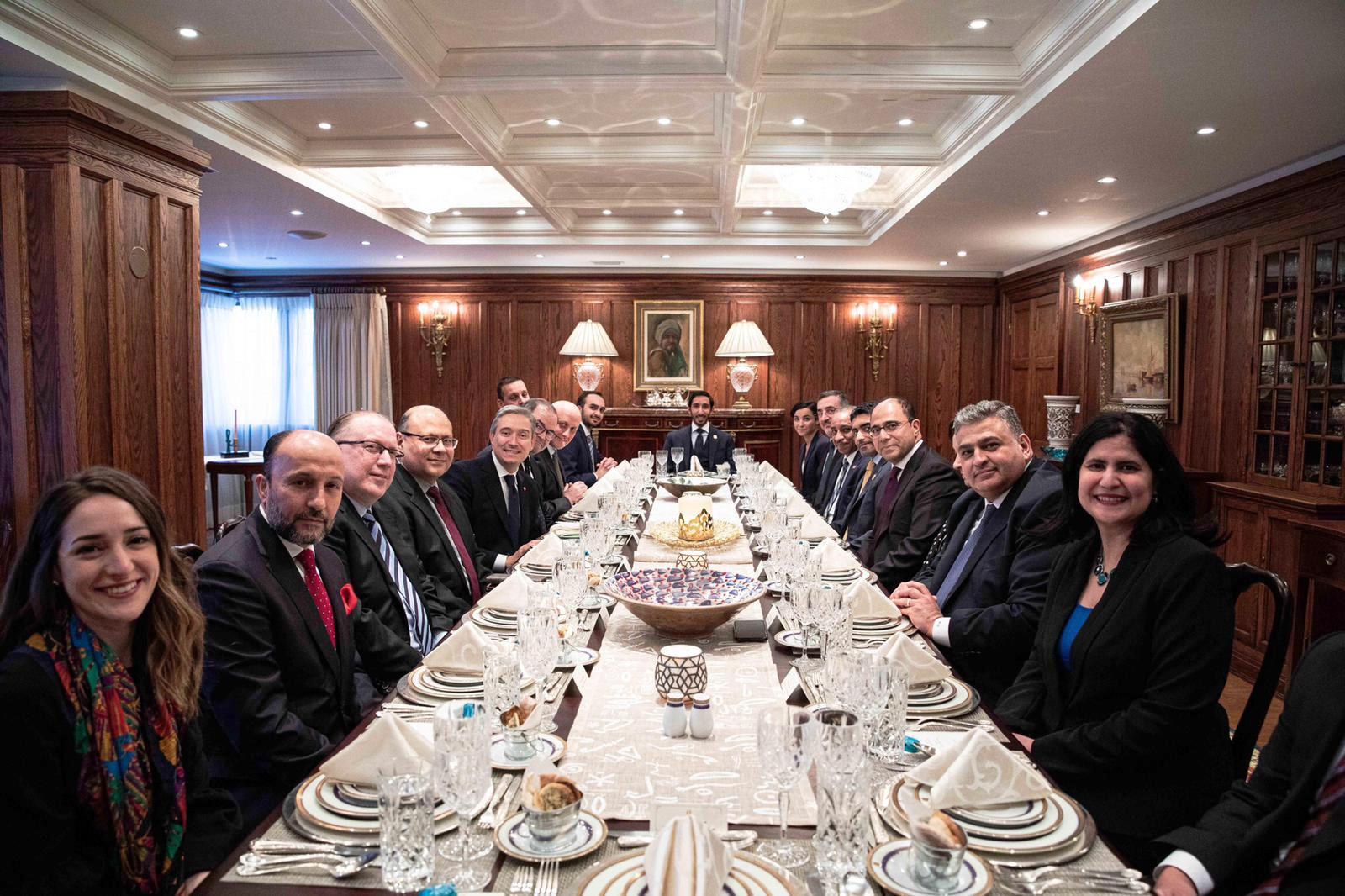 حفل عشاء على شرف وزير خارجية كندا بمنزل السفير المصري (5)