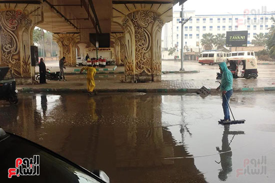 هطول أمطار رعدية علي مدن الشرقية لليوم الثاني (6)