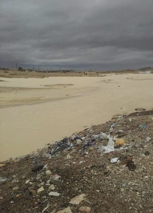 هبوب رياح شديدة وجريان السيول فى شمال سيناء (12)