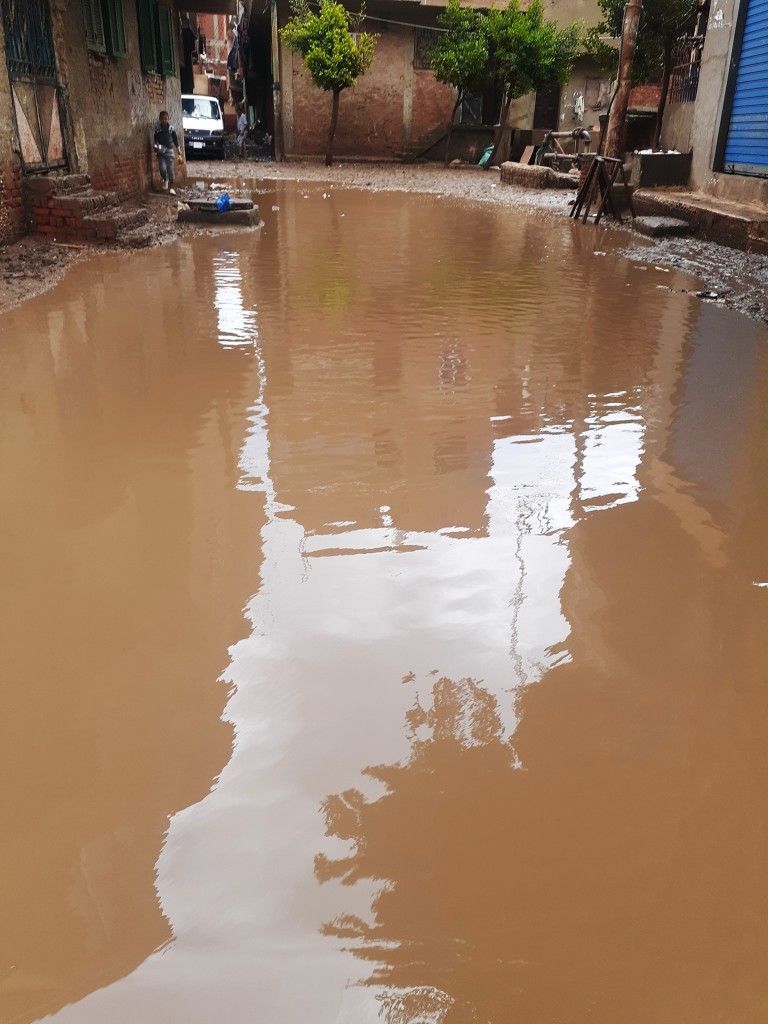 مياه الأمطار تحاصر قرية شطانوف بالمنوفية (1)