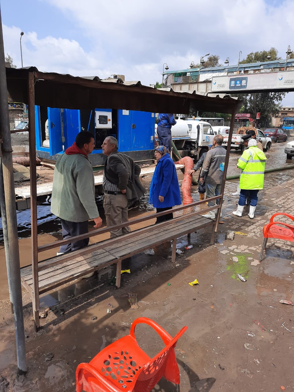 شفط مياه الأمطار من شوارع القليوبية (15)