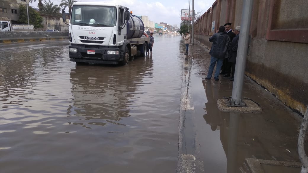 شفط مياه الأمطار من شوارع القليوبية (5)