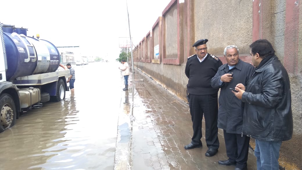 شفط مياه الأمطار من شوارع القليوبية (7)