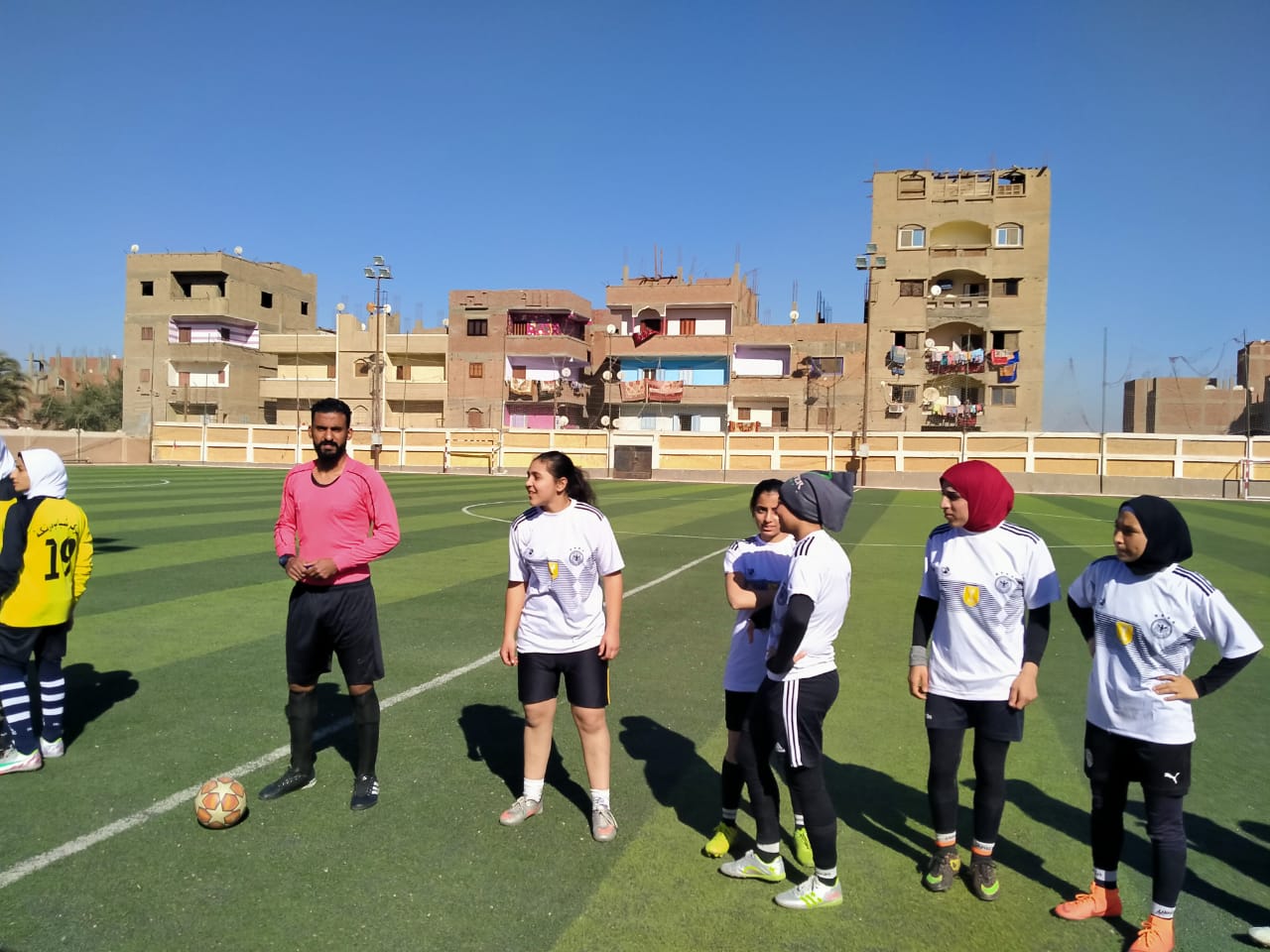 فريق كرة القدم النسائية بمركز شباب البرجاية بالمنيا (5)