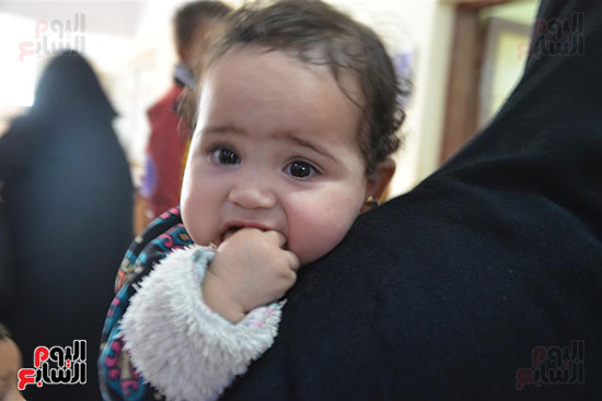 تطعيم الأطفال ضد الحصبة والحصبة الألمانية فى مدن محافظة الأقصر