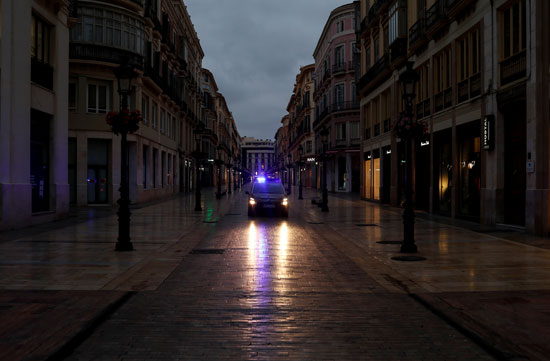 سيارة-شرطة-وسط-مدريد