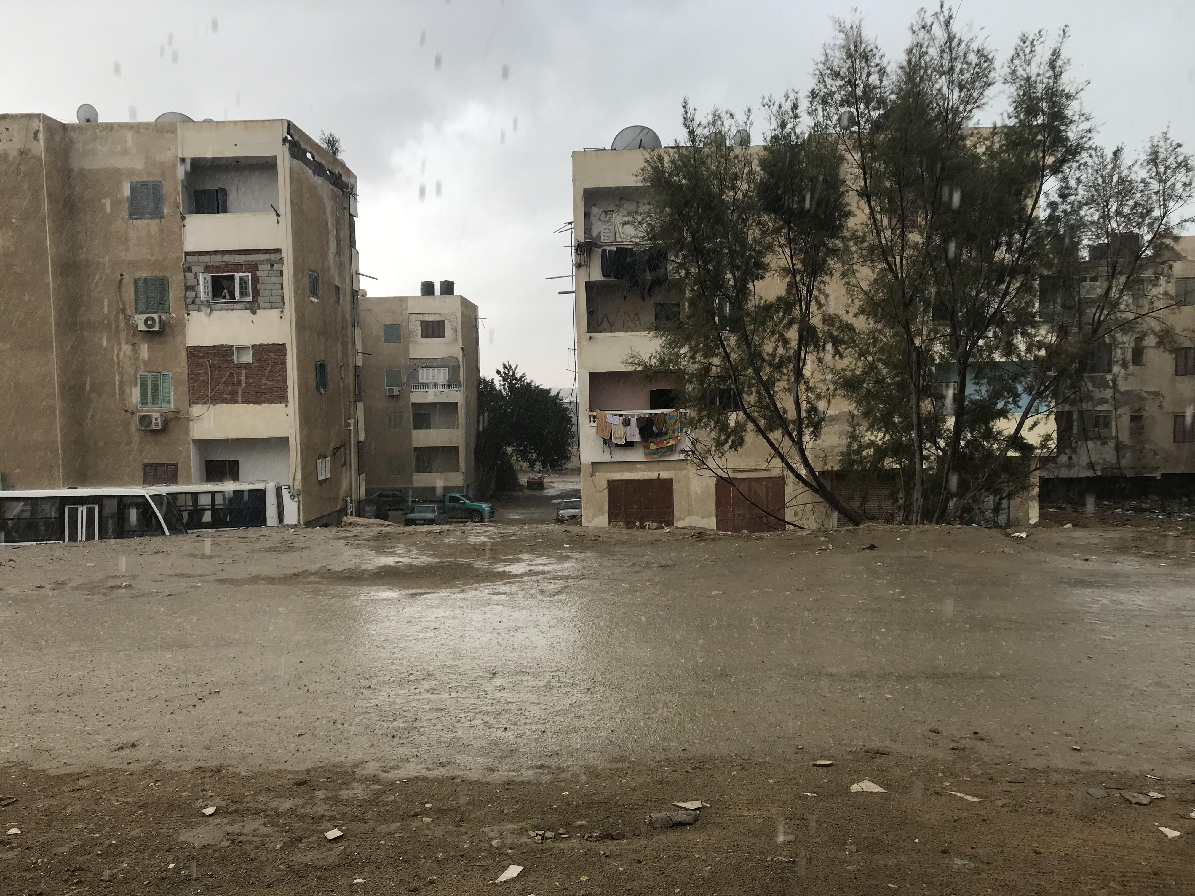 سقوط أمطار خفيفة على محافظة شمال سيناء (5)