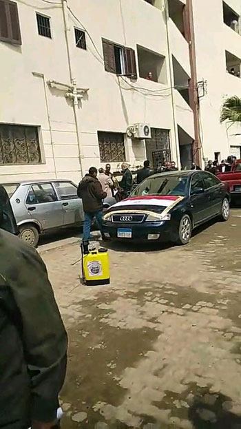 حملة شعبية فى بلبيس لتطهير المنشآت من كورونا (2)