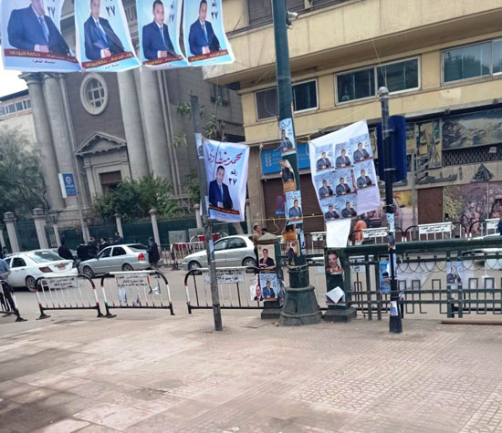وضع حواجز حديدية بمحيط نقابة المحامين (9)