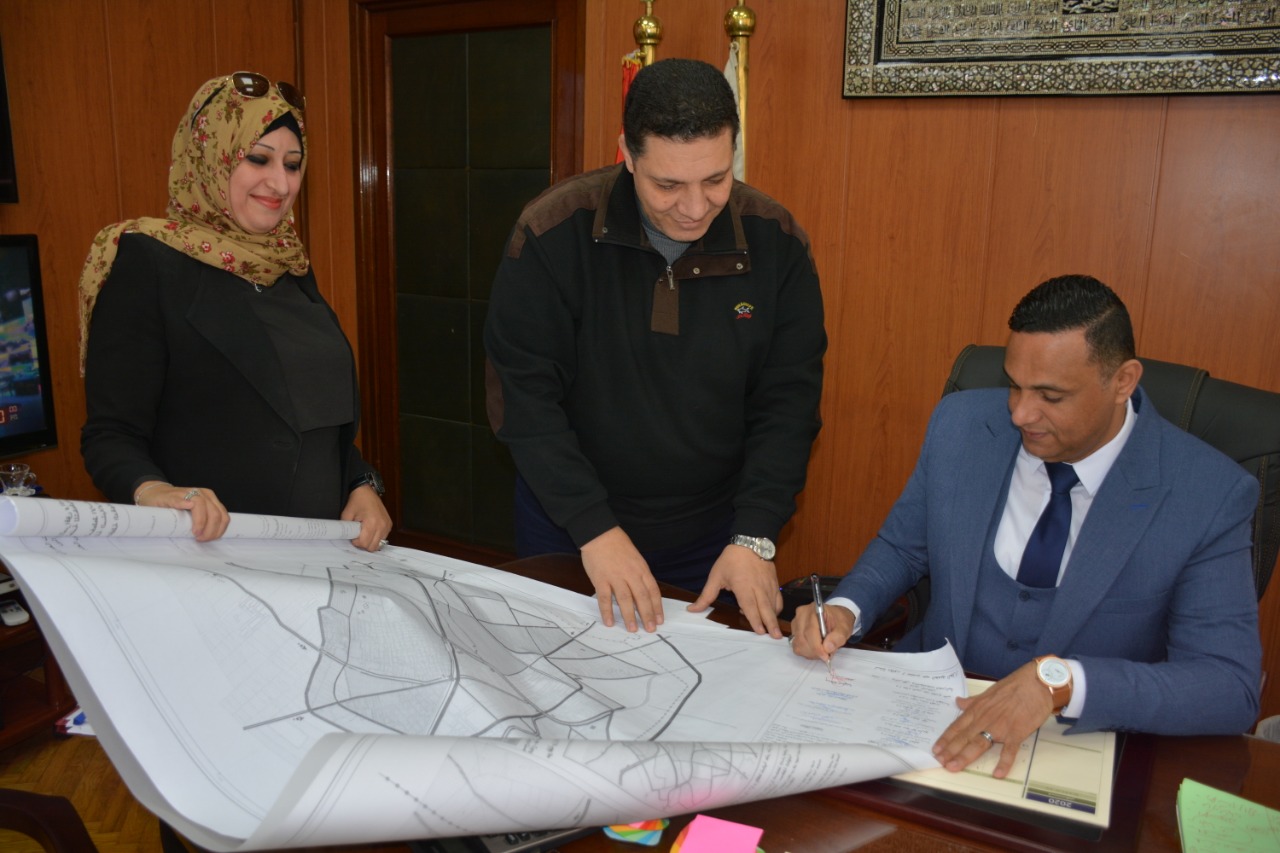 محافظ الدقهلية يعتمد المخطط الاستراتيجى لمدينة السنبلاوين (1)