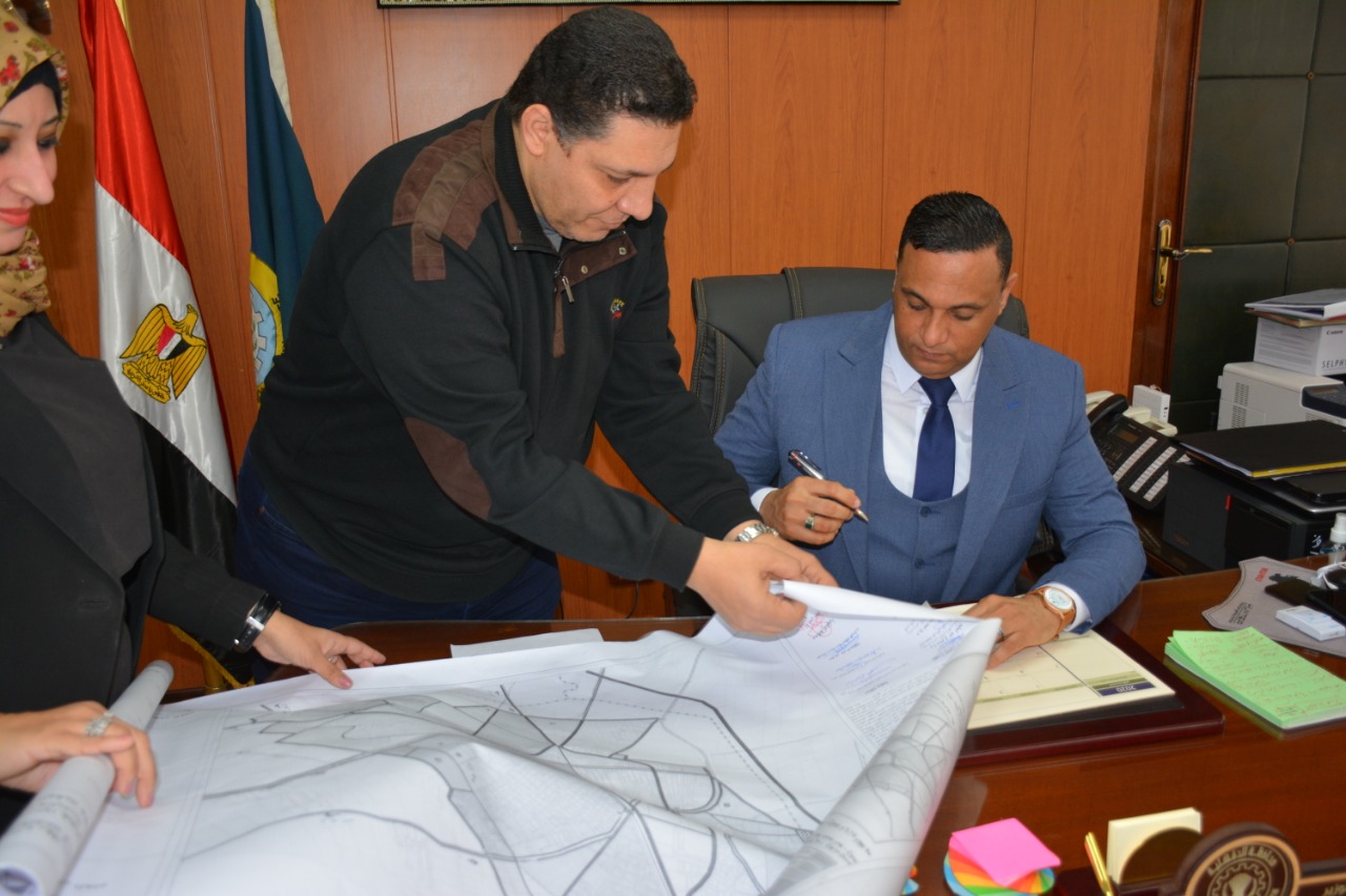 محافظ الدقهلية يعتمد المخطط الاستراتيجى لمدينة السنبلاوين (2)