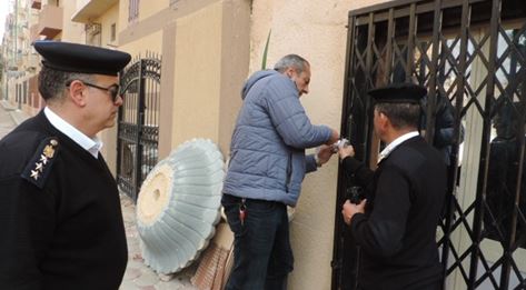 أثناءغلق المراكز