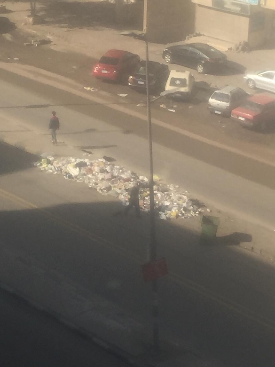 القمامة فى مدينة نصر