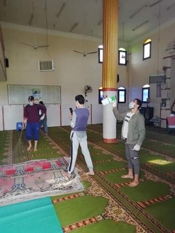 حملة تطهير المساجد بقرية كفر اباظة (6)