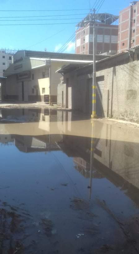 تجمعات مياه الأمطار بالشوارع   (2)