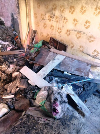 مأساة سيدة عجوز تفحم منزلها بالإسماعيلية وتطلب المساعدة لترميم بيتها (12)