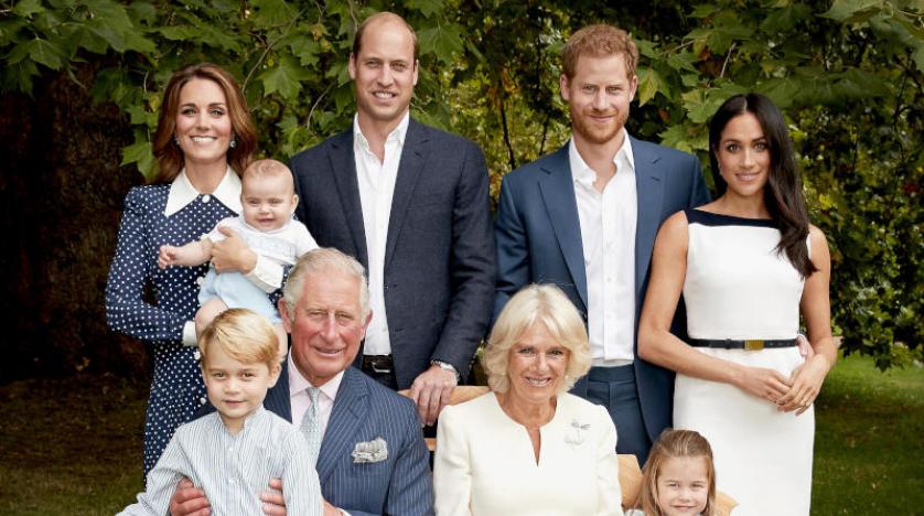 الأمير تشارلز مع أبنائه
