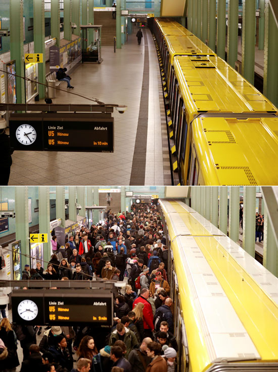 تظهر-الصورة-المركبة-منصة-قطار-مترو-أنفاق-في-برلين
