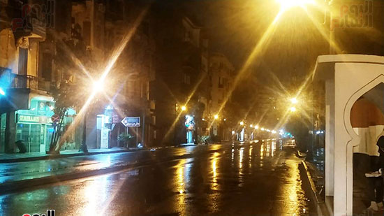 أمطار-فى-شارع-قصر-العينى-بالقاهرة