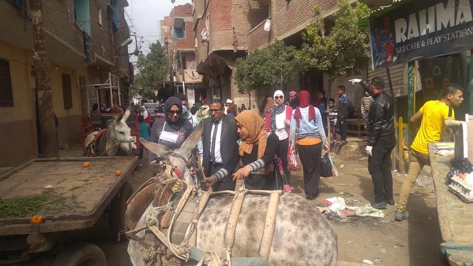 رفع السوق بمدينة قليوب رفع السوق بمدينة قليوب