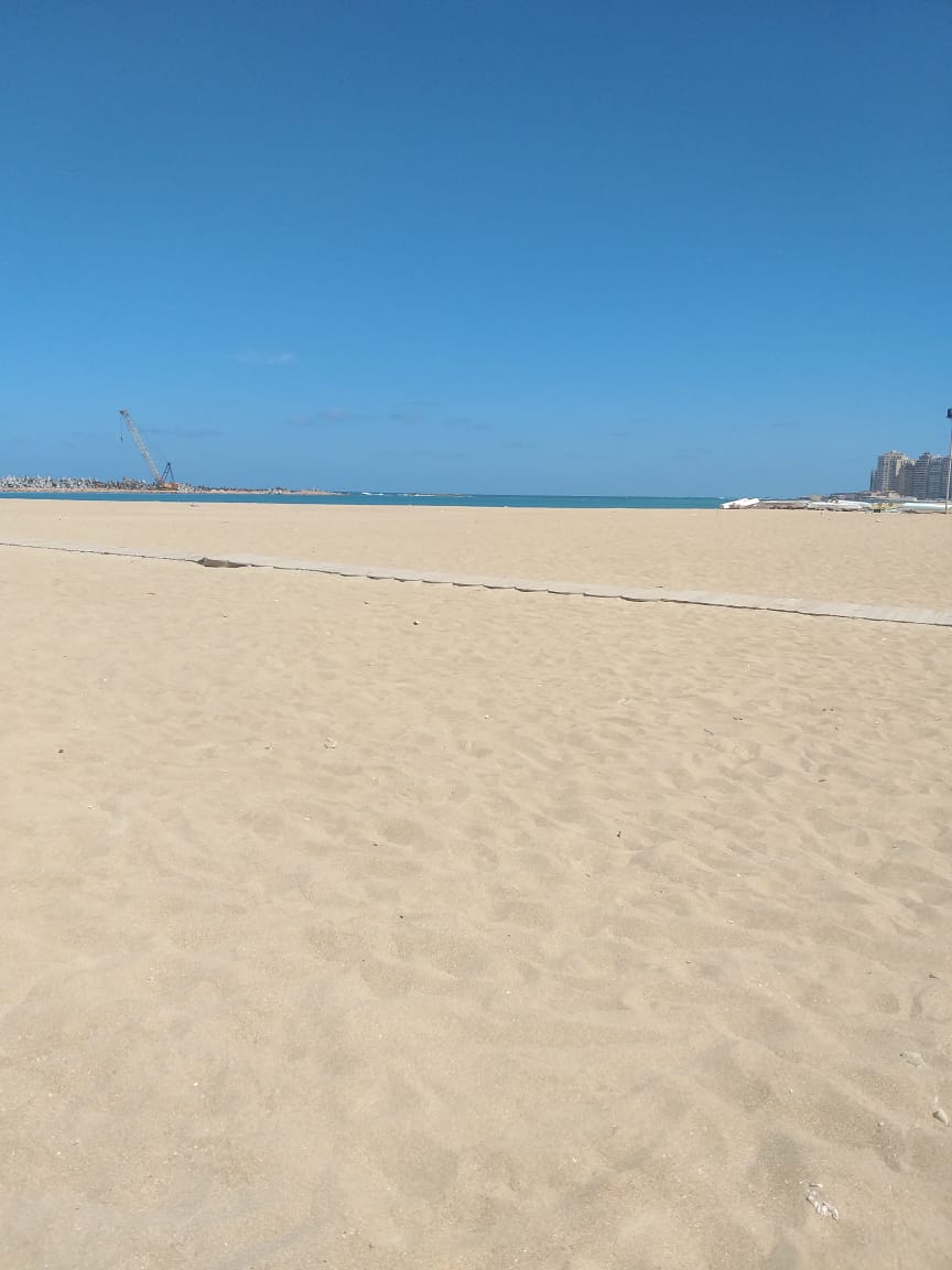 شواطئ الاسكندرية خالية