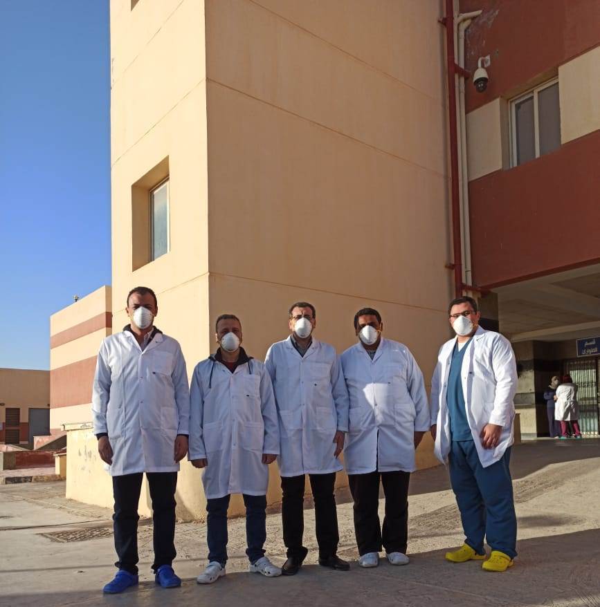 النجيلة أول مستشفى في مصر لعزل مصابي كورونا (11)