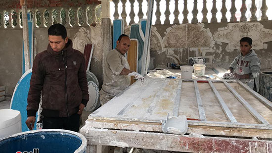 فن وجمال الجبس البلدى يواجه شبح الاندثار فى الغربية (3)
