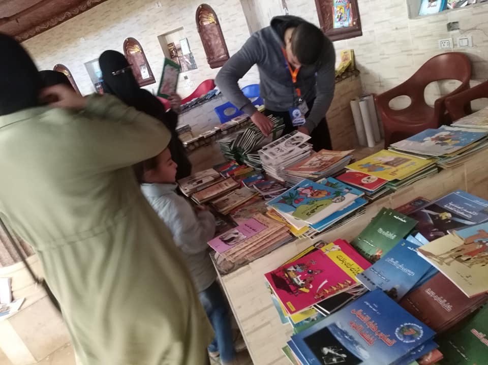 طلاب مدارس شمال سيناء يتوافدون على معرض العريش للكتاب (3)