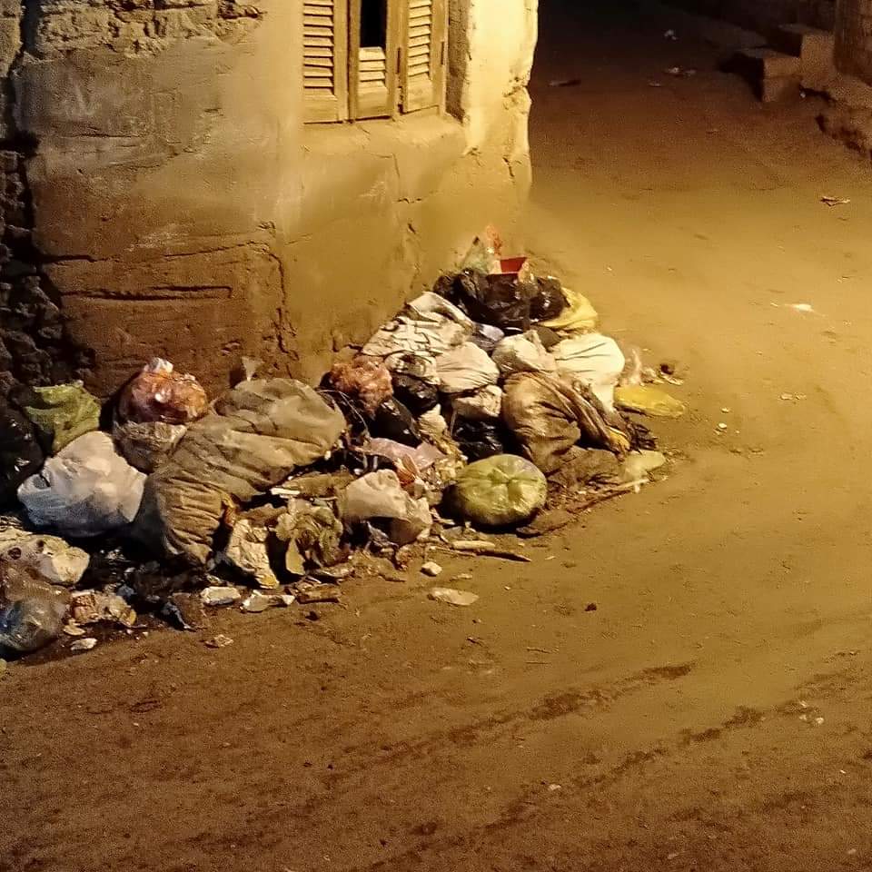 القمامة فى القرية