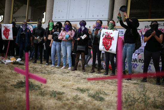 مظاهرات ضد قتل النساء