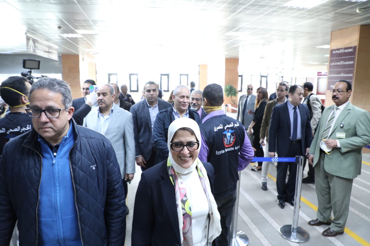 جولة وزراء الصحة والسياحة والطيران المدنى