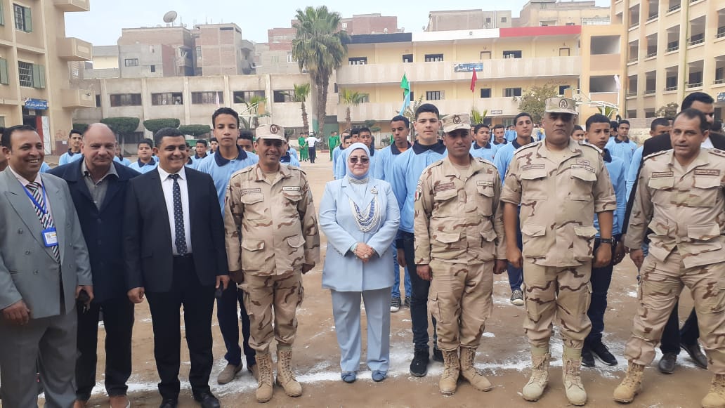 عروض عسكرية ورياضية للاحتفال بيوم الشيهد بكفر الشيخ (8)