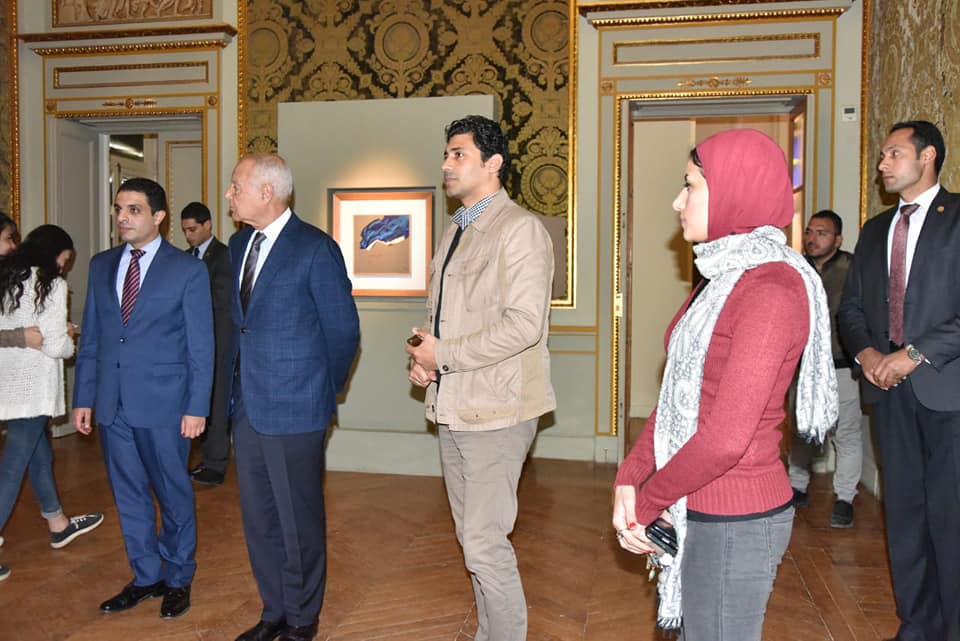 السيد أحمد أبو الغيط يزور معرض فاروق حسنى (9)