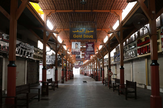 سوق الذهب المهجور كمعلم سياحى شهير فى دبى