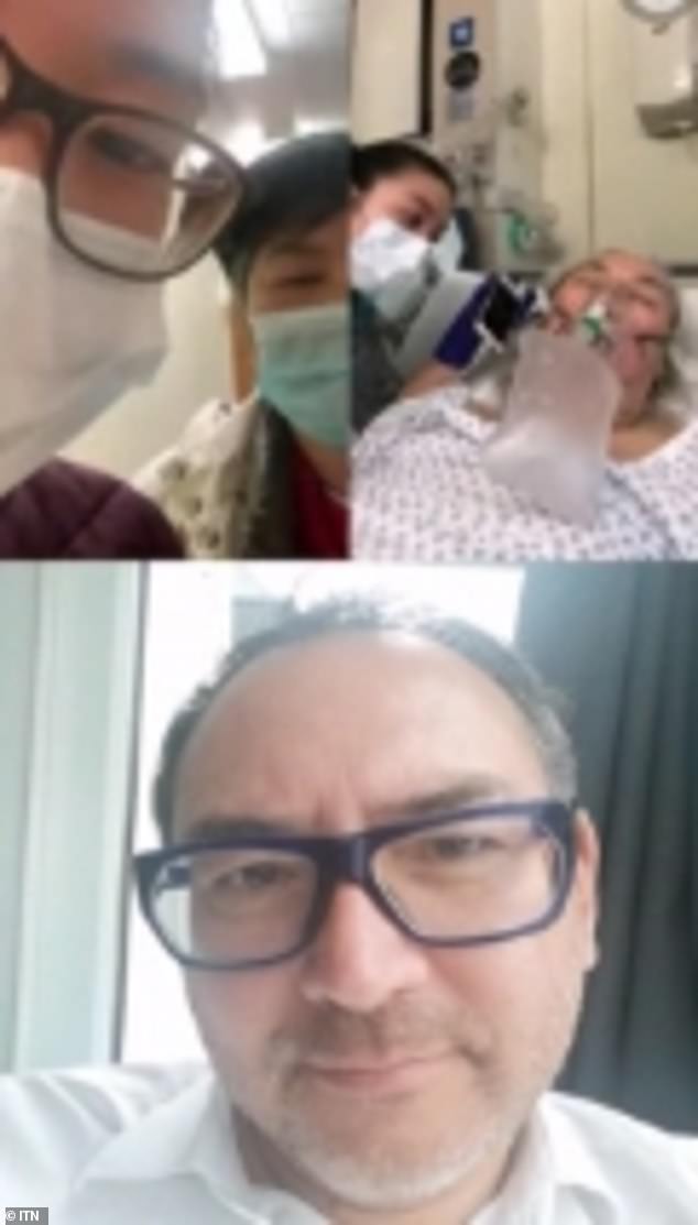 طبيب بريطاني يشارك فيديو مؤثر للحظات الأخيرة لوالده قبل وفاته بكورونا (2)