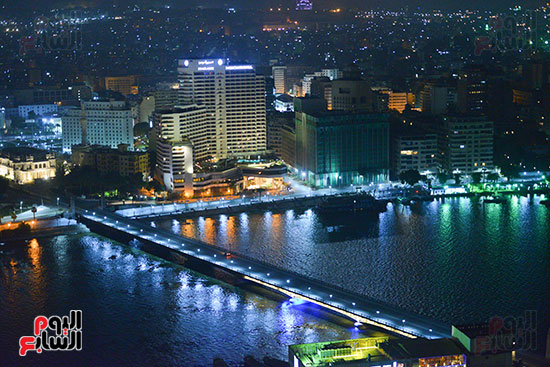 كوبرى قصر النيل من أعلى القاهرة