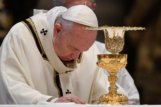 احتفالات البابا فرانسيس بعيد الفصح